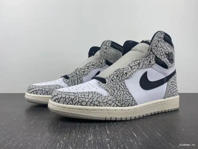 Kickmax Cement Jordan OG 1 DZ5485-052 High White Air 0328